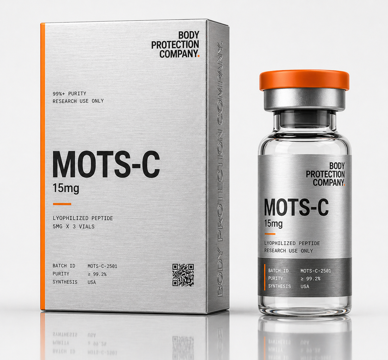 MOTS-C Body Protection Company product mockup